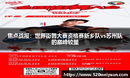 焦点战报：世界街舞大赛资格赛新乡队vs苏州队的巅峰较量